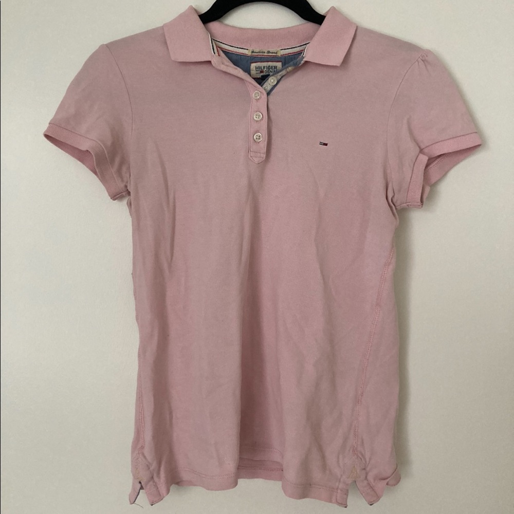 Pink Hilfiger Polo Shirt